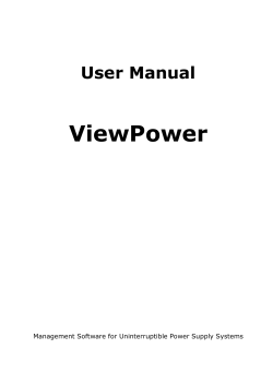 ViewPower User Manual v2.12