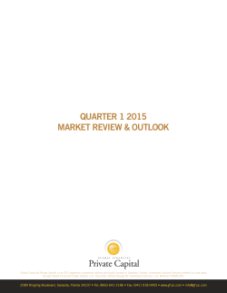QUARTER 1 2015 MARKET REVIEW & OUTLOOK
