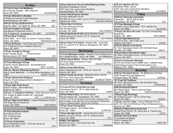 03-2015 Meeting List