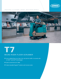 T7 Micro-Rider Floor Scrubber