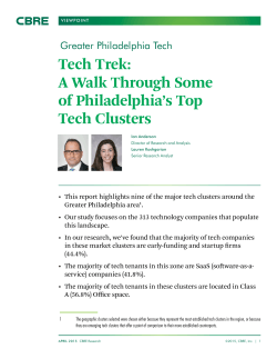 Tech Trek: A Walk Through Some of Philadelphia`s Top Tech Clusters