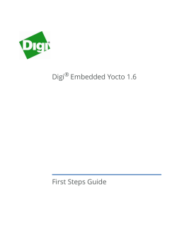 Digi Embedded Yocto 1.6 First Steps Guide