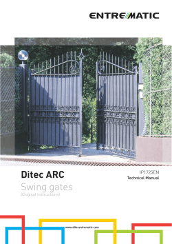 Ditec ARC Swing gates
