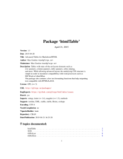 Package `htmlTable`