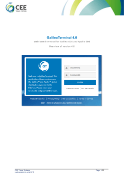 GalileoTerminal 4.0