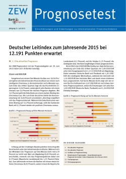 Current Forecast Survey (in German)