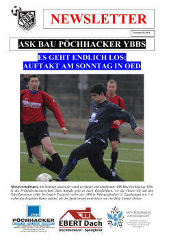 ASK Ybbs-Newsletter-Nummer02-2011