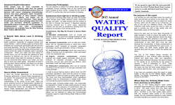 Water Quality 2015 - City of Fort Walton Beach