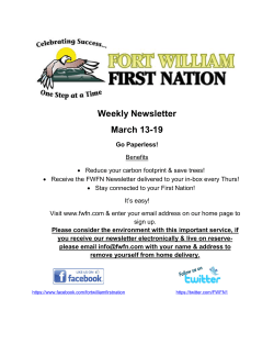 Weekly Newsletter March 13-19