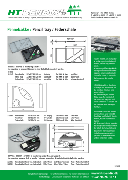 Pennebakke / Pencil tray / Federschale - f.electronic