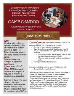 2015 Camp Candoo flier for more information.