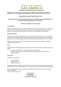 Quality and Strategic Development Officer (Identified