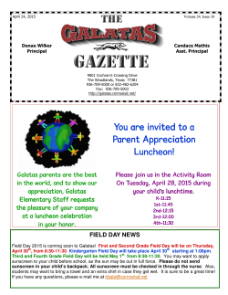 You are invited to a You are invited to a Parent Appreciation Parent