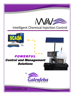 Intelligent Chemical Injection Control
