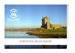 GHISL Support Pack pdf - Galway Head Injury Support