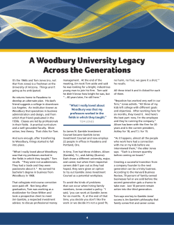 Woodbury University President Report