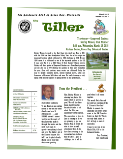 File - The Gardeners Club of Green Bay