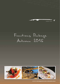 Functions Package Autumn 2015