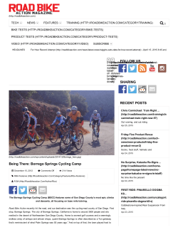 Road Bike Action article - Gary Tingley Cycling Coach