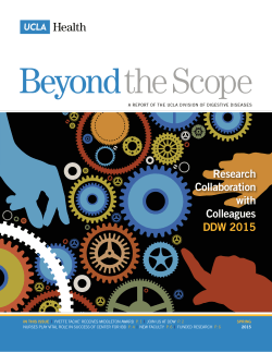 Beyond the Scope Spring 2015 - UCLA Division of Digestive Diseases