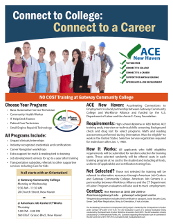 ACE Programs - Gateway Community College