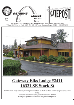 Gateway Elks Lodge #2411 16321 SE Stark St