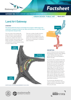 Land Art - Gateway WA