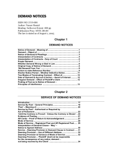 Table of Contents - Gavel Publications