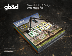 Media Kit - Green Building and Design