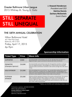 still separate still unequal - Young Professionals | Greater Baltimore