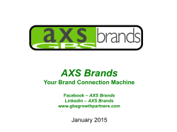 AXS Brands Overview PDF