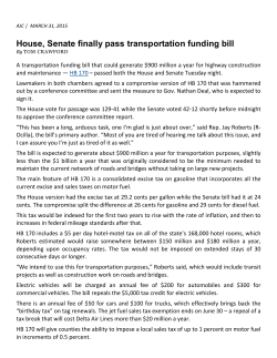 House, Senate finally pass transportation funding bill