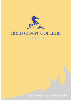 GCC Brochure 2015 - Gold Coast College