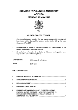 Agenda - Glenorchy City Council