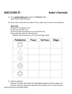 DISCOVER IT! Euler`s Formula - My Math Class