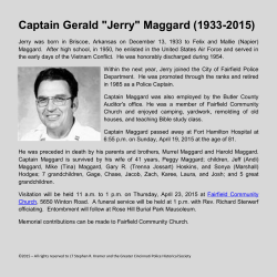 Captain Gerald "Jerry" Maggard (1933-2015)