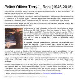 Police Officer Terry L. Root (1946-2015)