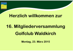 Turniere - Golfpark Waldkirch