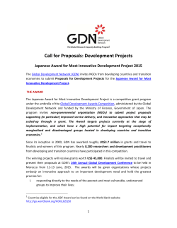 guidelines - Global Development Network