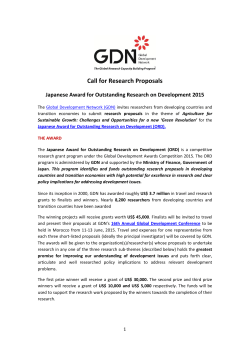 guidelines - Global Development Network