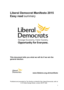 lib dems easy read - The Democratic Society