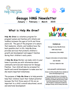 Geauga HMG Newsletter - Geauga Family First Council