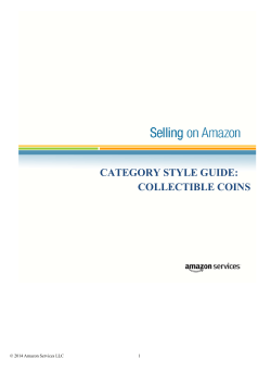 CATEGORY STYLE GUIDE: COLLECTIBLE COINS