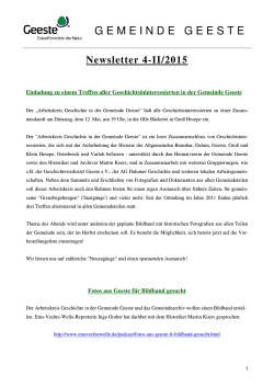 April 2015 4-II - Gemeinde Geeste