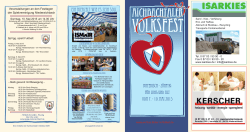 Flyer Volksfest 2015 - Gemeinde Niederaichbach