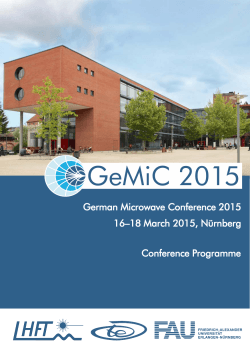 Booklet - GeMiC 2015
