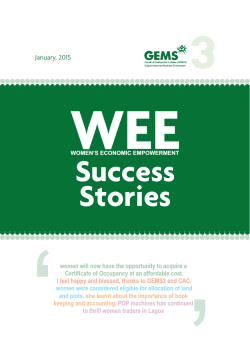 to read our WEE Success Stories
