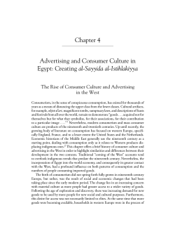 Chapter 4 Advertising and Consumer Culture in Egypt: Creating al