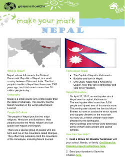 What is Nepal? Nepal, whose full name is the