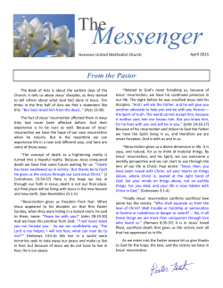 Newsletter - Geneseo United Methodist Church